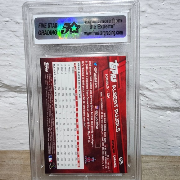 Albert Pujols Baseball Cards 2017 10 Topps Chrome Pink Refractor 2004 Donruss 10 - Picture 7 of 15